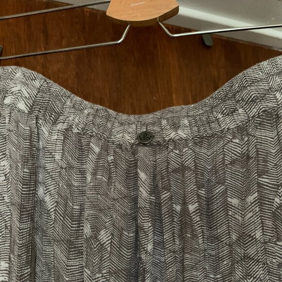 Prana Capri Soft Drawstring Grey Pattern - Picture 3 of 5